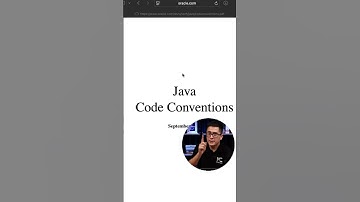 Java Code Conventions ☕️, escribe tu código de Java bajo las mejores prácticas.  #mitocode #java