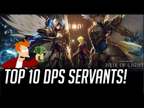 Top 10 DPS Servants! Best DPS Servants That Can Make You Say "WOW!" - Heir of Light