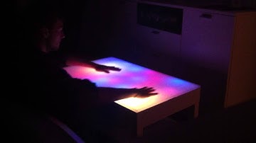 interaktive LED table (IR proximity sensors with led output, controlled by some ATmega328)