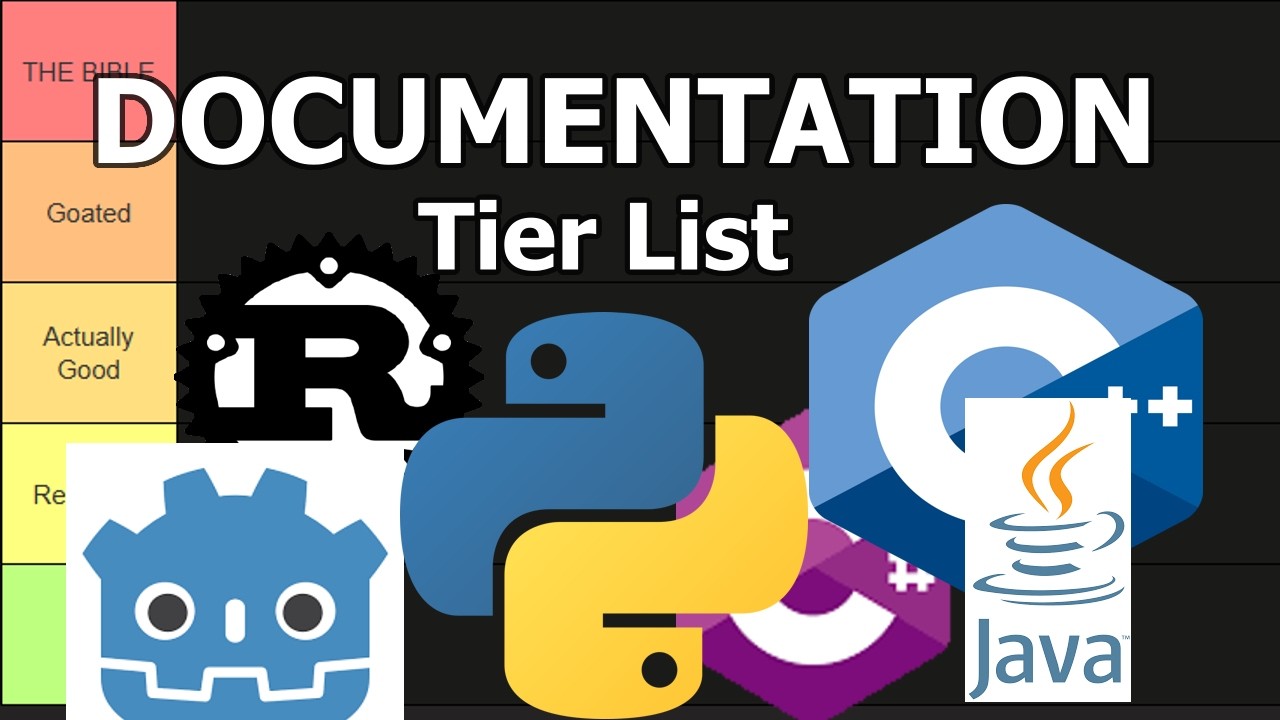 Which Programming Languages Have the BEST Documentation? | Tier List ...