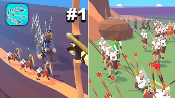 Tower Archer - New Release - Hyper Hybrid Casual - Gameplay Walkthrough (iOS & Android)