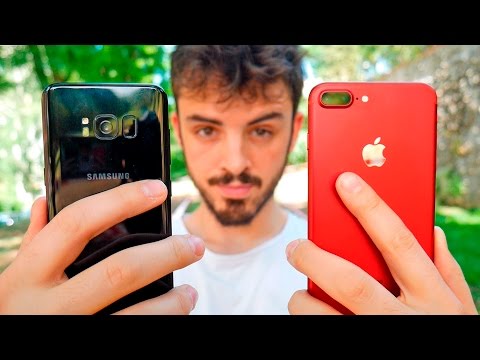 GALAXY S8 vs iPHONE 7 PLUS, ¡COMPARATIVA a fondo en español!