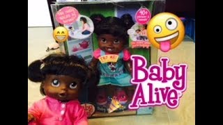 BABY ALIVE: Baby alive baby wanna walk African American unboxing!