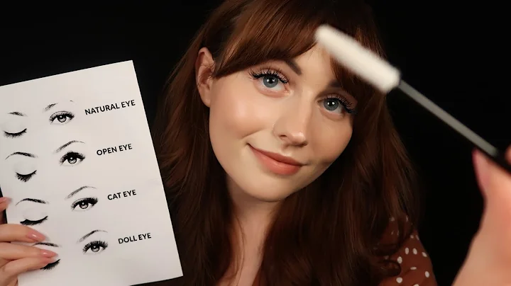 [ASMR] Beautician Does Your Eyelashes - Close up P...