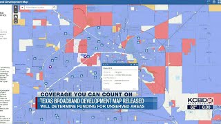 Texas broadband development map released