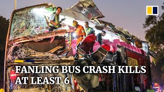 Fanling Highway Bus Crash Kills At Least 6 Leaves Dozens Injured