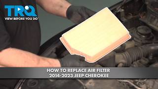 How to Replace Air Filter 2014-2023 Jeep Cherokee
