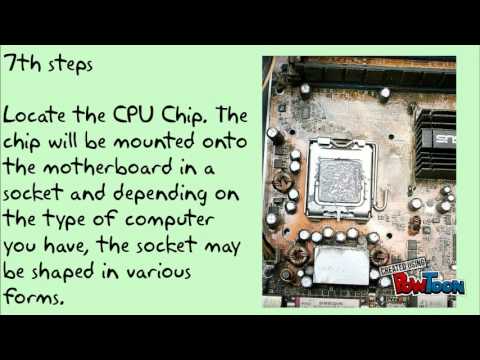 Computer Chip Installation How to install cpu chip - YouTube