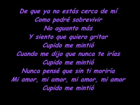 cupido me mintio   baby rasta con letra