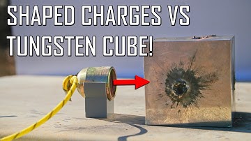 Shaped Charges vs Tungsten Cube! ft. @HoustonJones and Ordnance Lab!
