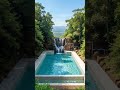 How They Built This EPIC Waterfall Infinity Pool #poolbuilding #construction #satisfying