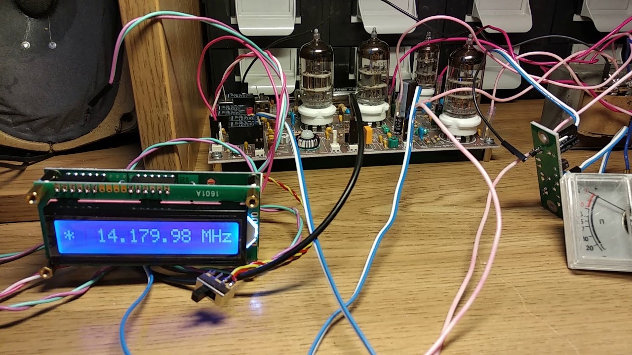 20 метров на ламповый приемник Сергея Беленецкого (антенна - кусок ...