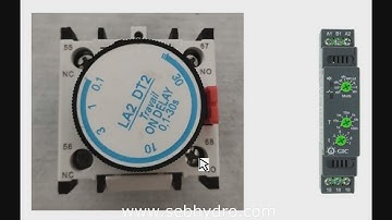 Différence entre temporisation travail et repos (formation électrique)