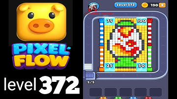 Pixelflow level 372 Guide Walkthrough Solution