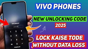 2025 New Code Unlock Any VIVO Phone | ViVO Mobile Ka Lock Kaise Tode (2025 Method) | Without PC