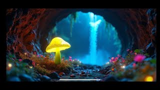 Night Waves & Fire Sounds | Ambient Owl Cry BGM for Sleep & Relaxation screenshot 2