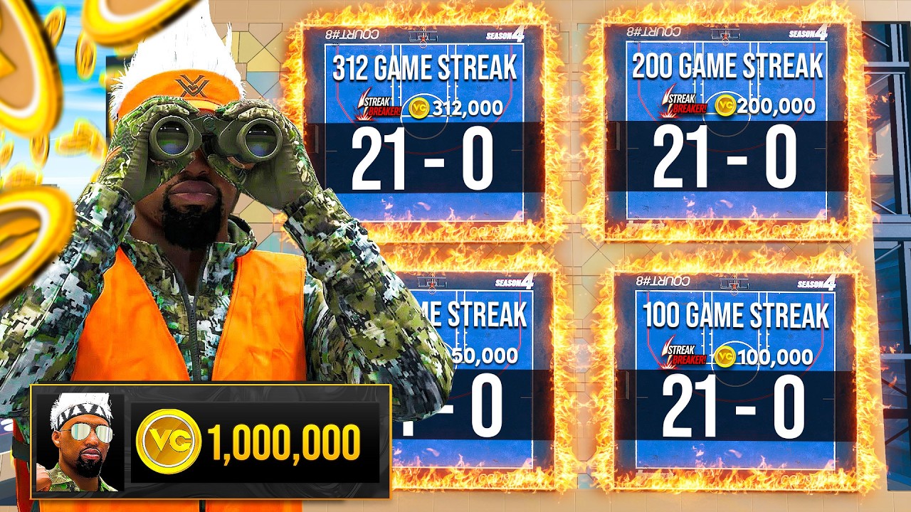 1 HOUR of STREAK BREAKING in NBA 2K26… (1 MILLION VC)