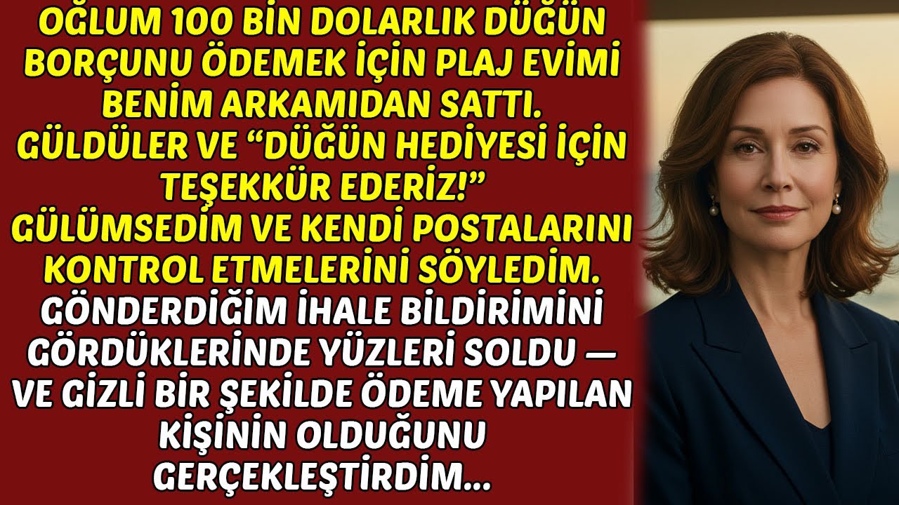 Sahildeki evimi gizlice satıp düğününü finanse etti… ama karşılığında hiç beklemediği bir ders aldı.