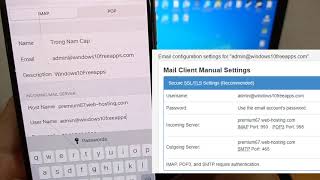 How To Set Up Mail On Your iPhone (IMAP & SMTP over SSL) screenshot 5