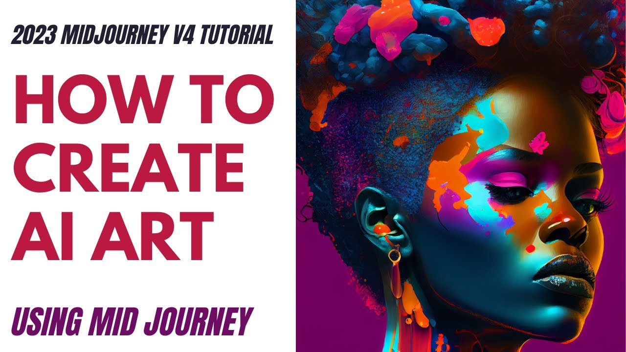 How To Create AI Art Using Midjourney - Midjourney V4 Tutorial - We ...