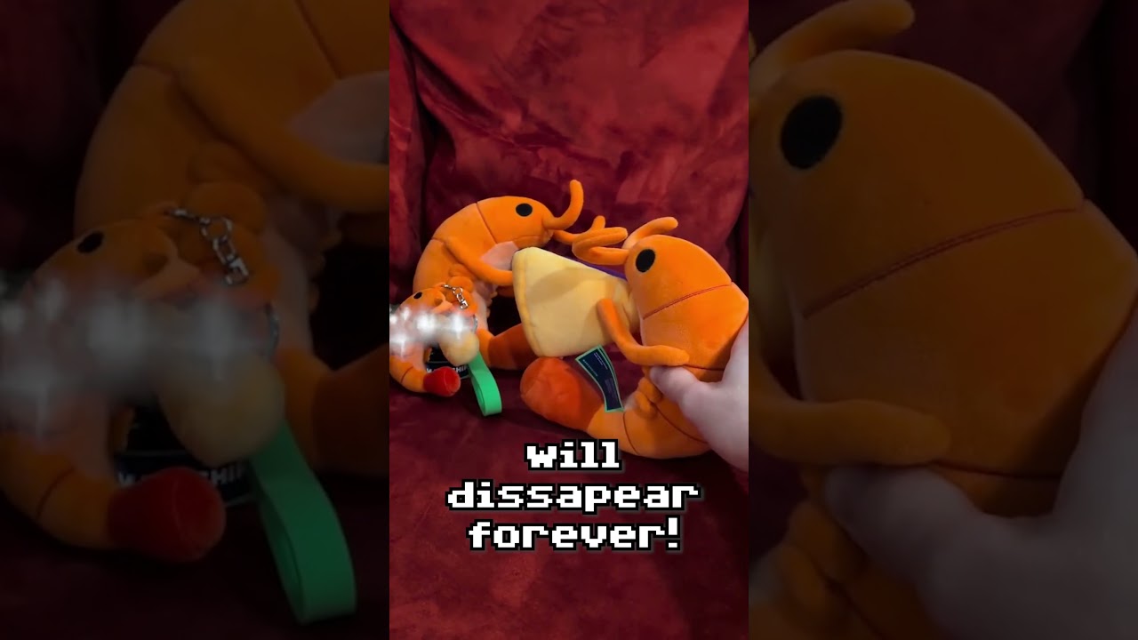 the last week of the shrimps... #shrimp #plushie
