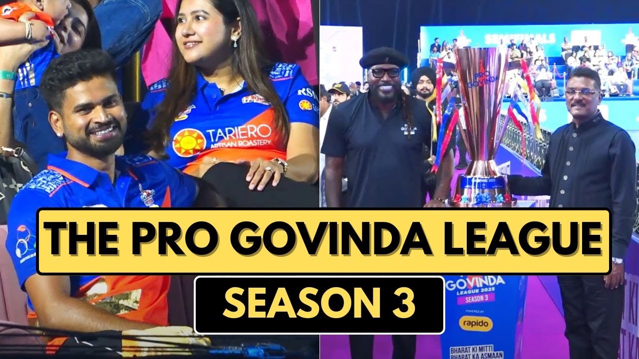 Chris Gayle, Shreyas Iyer & Others Celebs Grace The Pro Govinda League- Season 3