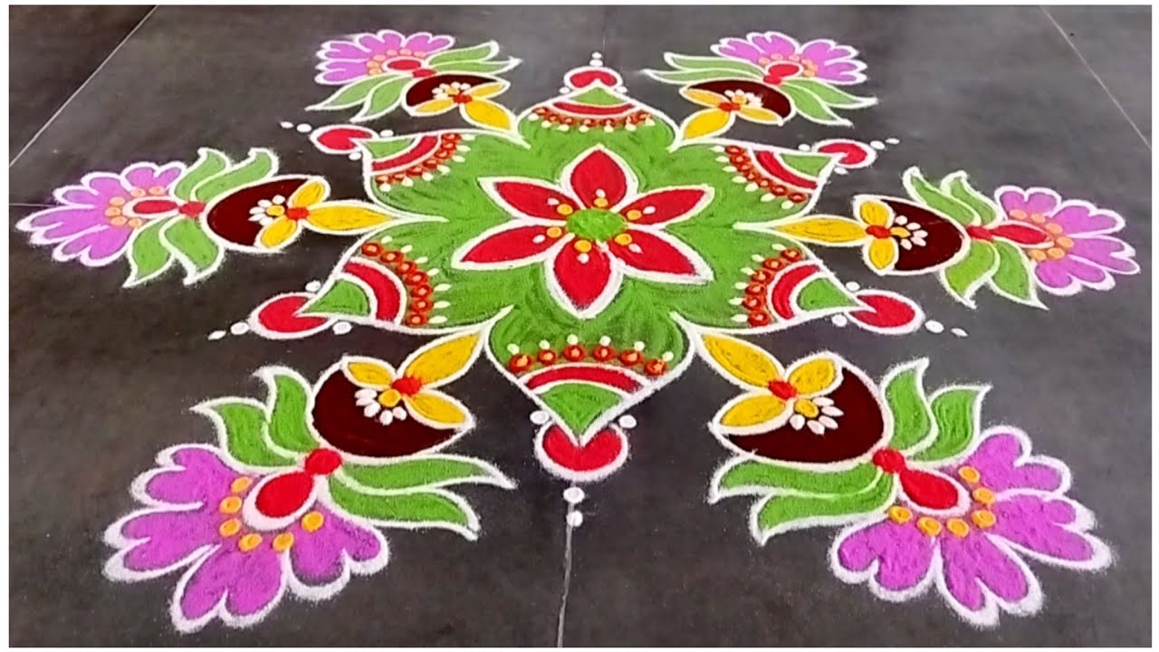 Ugadi Special Rangoli Design 2026 | Chaitra Navratri Muggulu | Daily Simple Kolam | Gudi Padwa Pooja