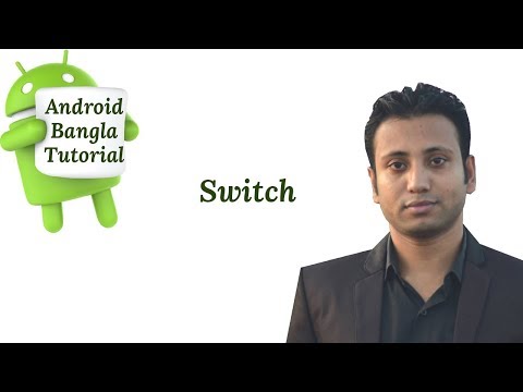 Android Bangla Tutorial 2.30 : switch in android studio example
