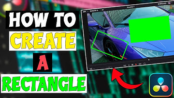 How To Create A Rectangle In Davinci Resolve 18 | How To Create Shapes (How To Make Shapes)