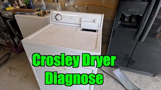 Crosley Dryer Diagnosis Tear Down