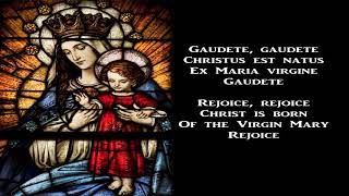 Gaudete, Christus est natus - Christmas Carol (with lyrics) chords