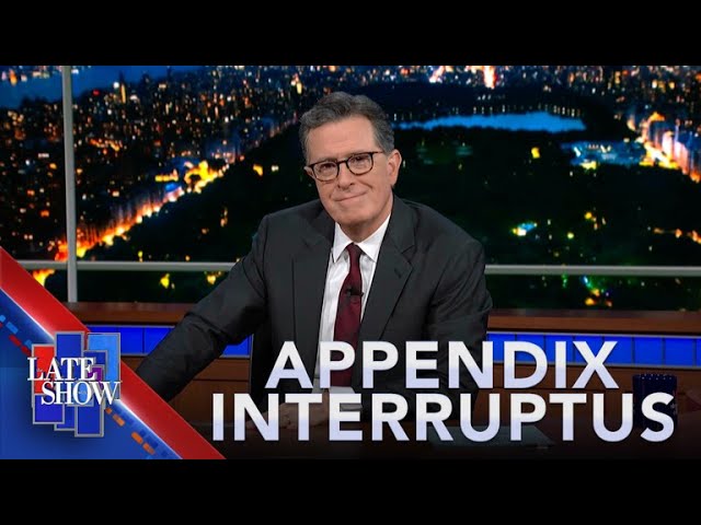 The Story of Stephen Colbert’s Ruptured Appendix class=