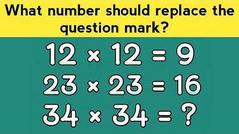 Can You Guess What Number Should Replace The Question Mark? | Crazy Tricks Of Mathematics |