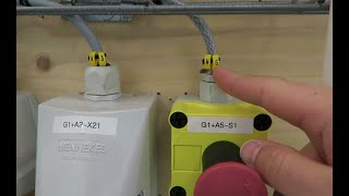 EL-diagrammer med PCSCHEMATIC #7 - Opgave 2 - Nødstops kreds