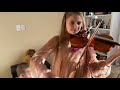 16 Clips of Classical music by Karolina Protsenko, learning, practicing and performing