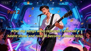 P2.After my songs were rejected, I entered a talent show and rose to become a music king.#manhwa