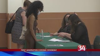 First Generation College Students Cording Ceremony