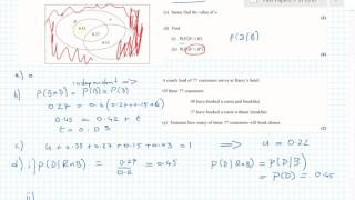 S1 Edexcel June 2016 question 4