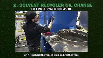 Solvent Recycler Oil changing & Maintenance Video (ISTpure)