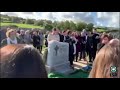 Sad funeral turned into comedy
