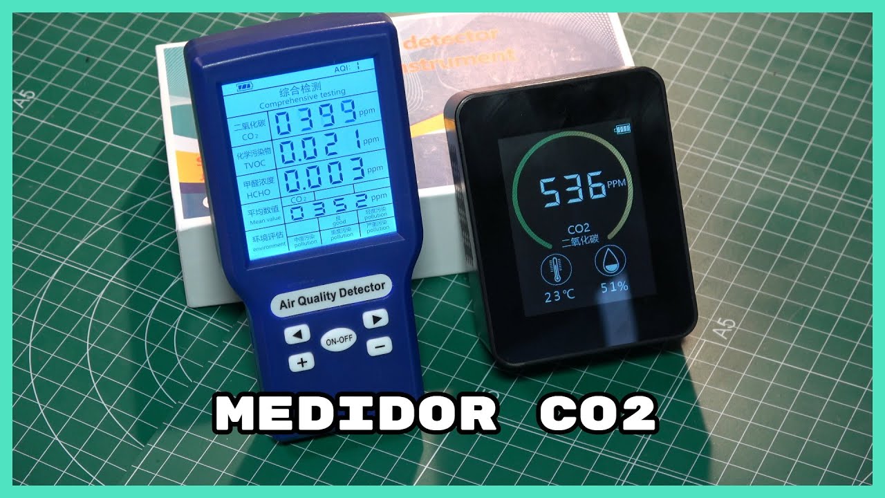 Medidor de co2 portátil - Medidor calidad aire CO2 COVID