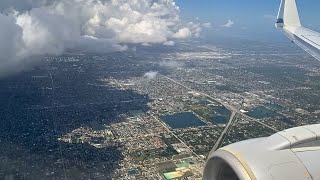 American E175 Landing in Miami with Storms [1080p60 HDR]