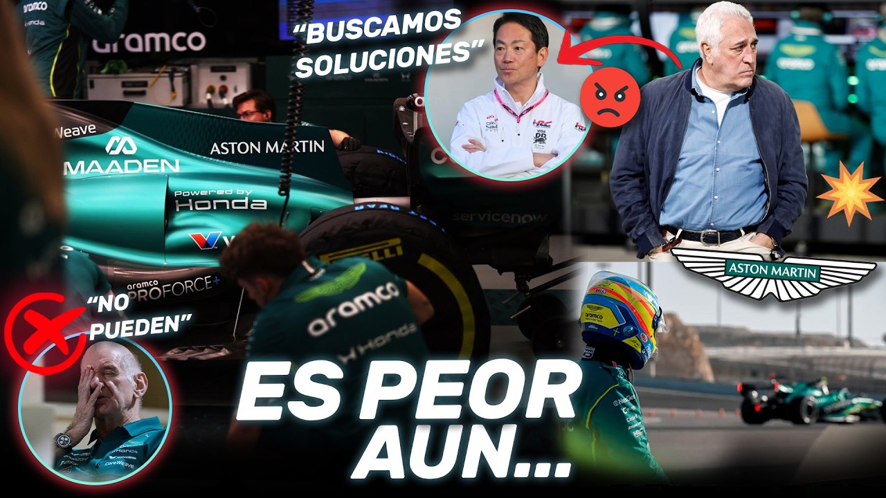 ¡¡PAPI STROLL EXPLOTA!! La PESADILLA de ASTON MARTIN y HONDA REVELADA... PUEDE SER PEOR