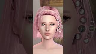 [NARUTO] Sakura Haruno in My Sims4 Style! #naruto #sims4 #createasim #shorts #anime