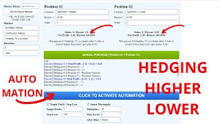 HEDGING HIGHER LOWER V75(1s)