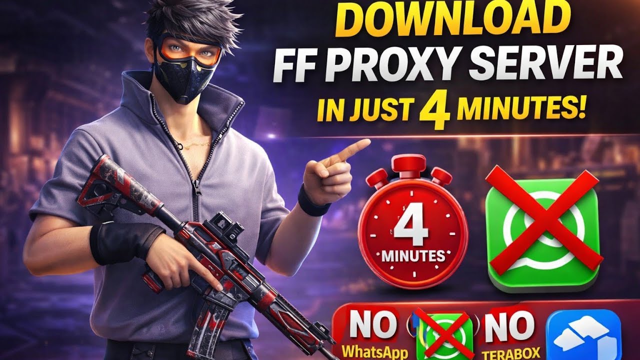 FF Proxy Server: Play Free Fire Anywhere in 4 Minutes! 🚀 