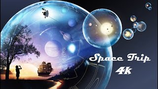 Space Trip / Space Travel in 3D 4K