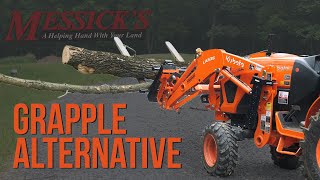 Can pallet forks be a grapple alternative?