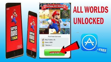 [FIXED] UNLOCK All  Worlds in Super Mario Run For FREE! Get In App Purchase of Mario Run Free!!