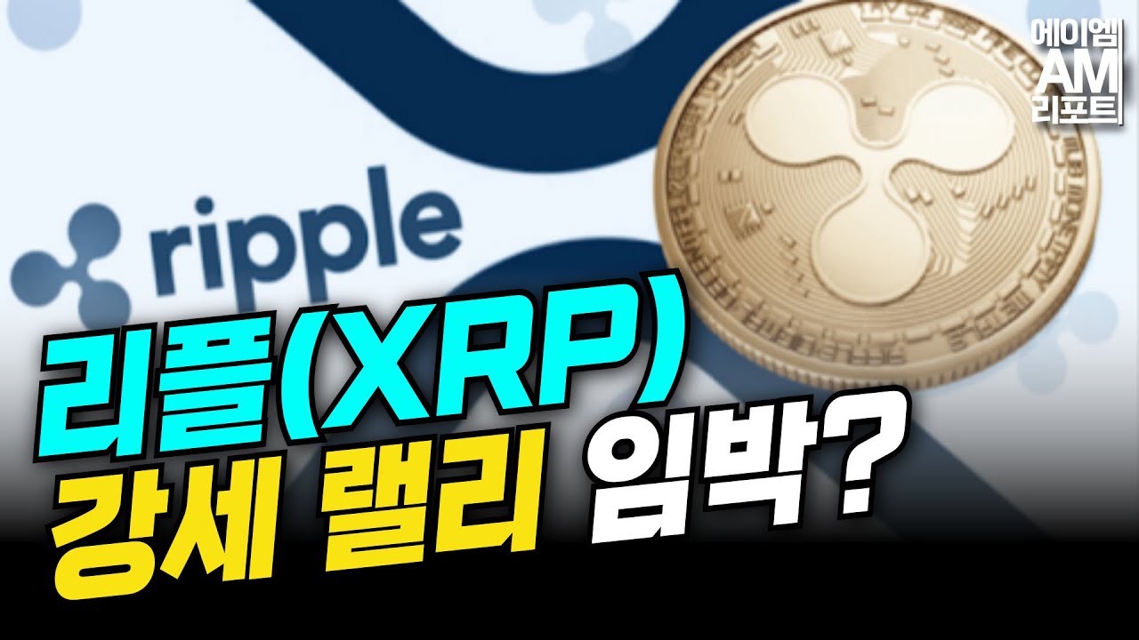 리플(XRP), 조정 끝내고 강세 랠리 임박? (송승재, 이현지)